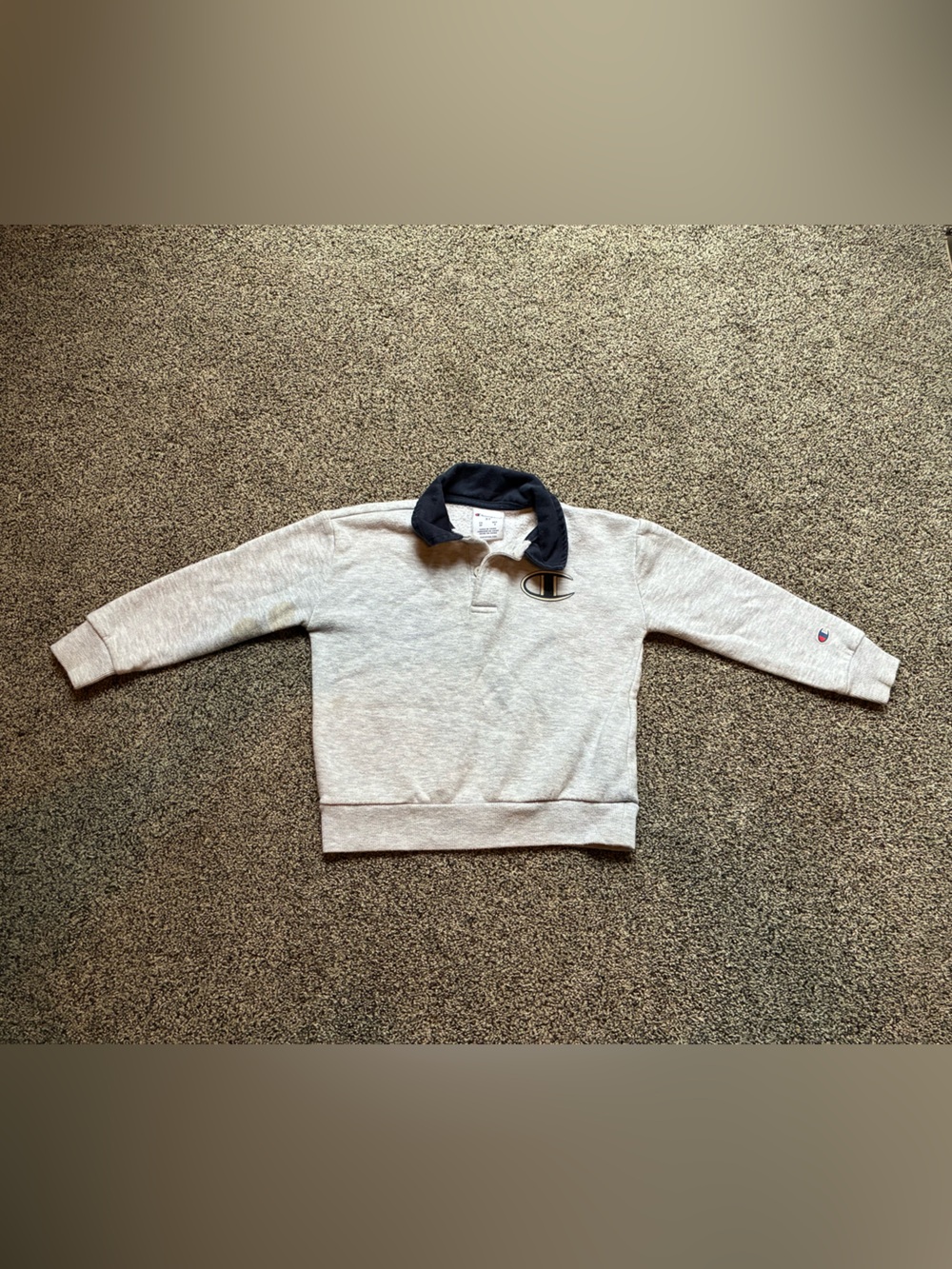 Champion Toddler Boy Collared Logo Sweatshirt, Size 3T